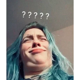 💙-Billie Eilish, Telegram Sticker