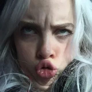 💙-Billie Eilish, Telegram Sticker
