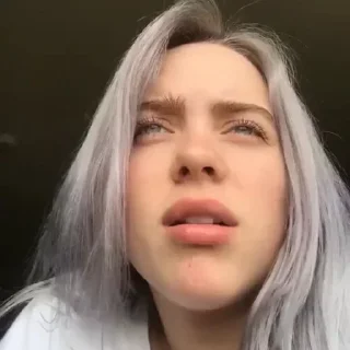 💙-Billie Eilish, Telegram Sticker