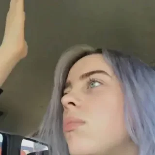 💙-Billie Eilish, Telegram Sticker