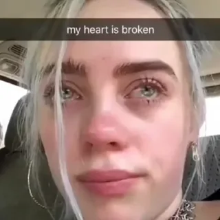 💙-Billie Eilish, Telegram Sticker