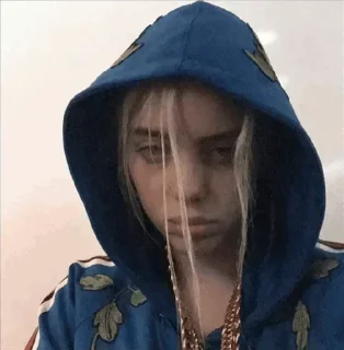 💙-Billie Eilish, Telegram Sticker