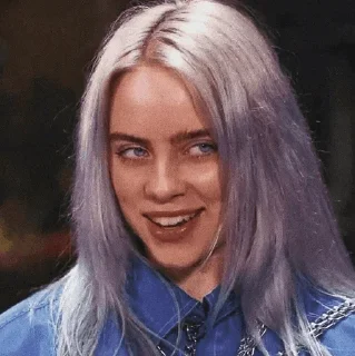 💙-Billie Eilish, Telegram Sticker