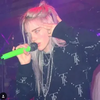💙-Billie Eilish, Telegram Sticker