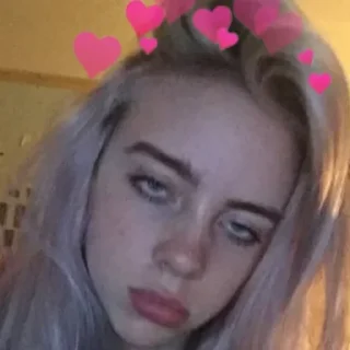 💙-Billie Eilish, Telegram Sticker