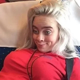 💙-Billie Eilish, Telegram Sticker
