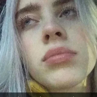 💙-Billie Eilish, Telegram Sticker