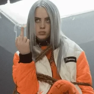 💙-Billie Eilish, Telegram Sticker