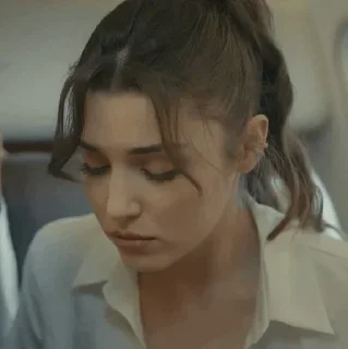 😔-beautiful girl, Telegram Sticker