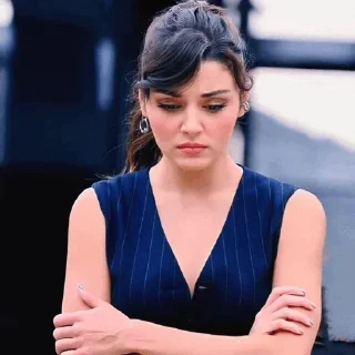 😕-beautiful girl, Telegram Sticker