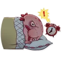 ⏰-Sad Blobby, Telegram Sticker