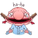 😂-Sad Blobby, Telegram Sticker
