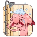 🚿-Sad Blobby, Telegram Sticker