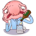 🍺-Sad Blobby, Telegram Sticker