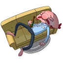🛋-Sad Blobby, Telegram Sticker