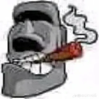 🗿-@kapechto type of shit i been on recently, Telegram Sticker