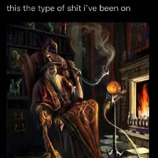 🚬-@kapechto type of shit i been on recently, Telegram Sticker