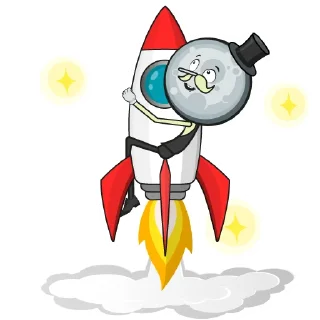 🚀-Safemoon, Telegram Sticker