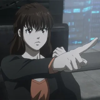 👉-Psycho-Pass | @dlggch | , Telegram Sticker