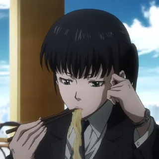 🍜-Psycho-Pass | @dlggch | , Telegram Sticker