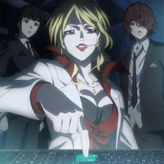 ⌨️-Psycho-Pass | @dlggch | , Telegram Sticker