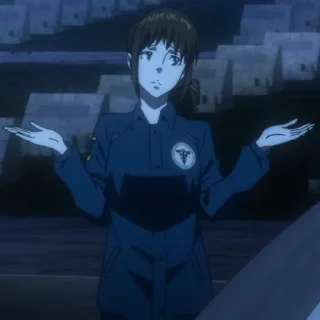 🤷‍♀️-Psycho-Pass | @dlggch | , Telegram Sticker