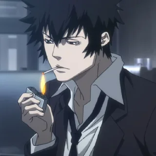 🚬-Psycho-Pass | @dlggch | , Telegram Sticker