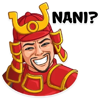 ❓-Samurai, Telegram Sticker