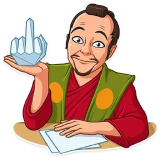 🖕-Samurai, Telegram Sticker