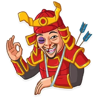 👌-Samurai, Telegram Sticker