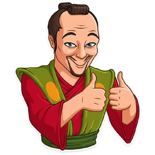 👍-Samurai, Telegram Sticker