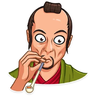 😳-Samurai, Telegram Sticker