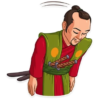 👋-Samurai, Telegram Sticker