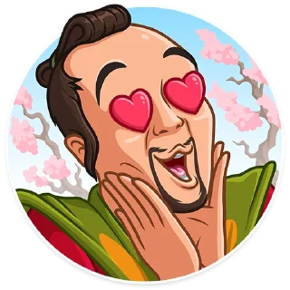 😍-Samurai, Telegram Sticker