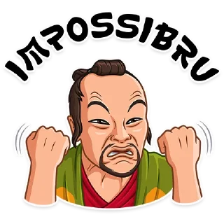 🤯-Samurai, Telegram Sticker
