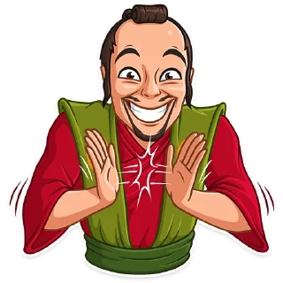 👏-Samurai, Telegram Sticker