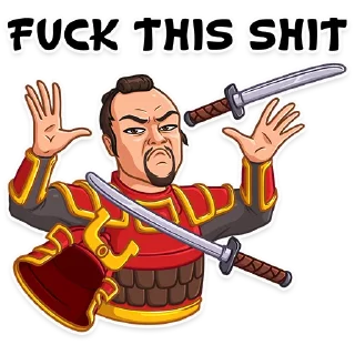 🤬-Samurai, Telegram Sticker