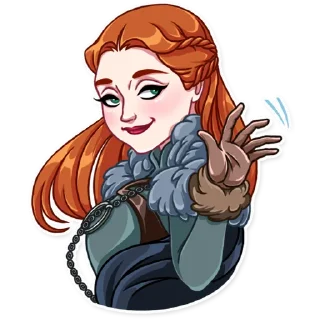 👋-Sansa Stark, Telegram Sticker