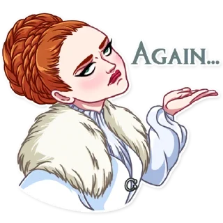 😒-Sansa Stark, Telegram Sticker