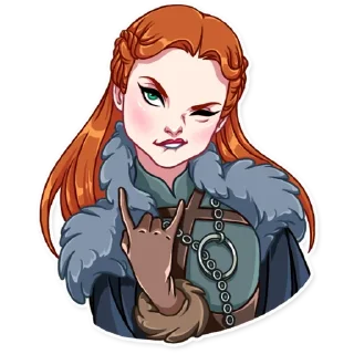 🤟-Sansa Stark, Telegram Sticker