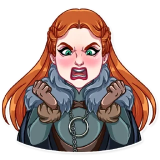😡-Sansa Stark, Telegram Sticker
