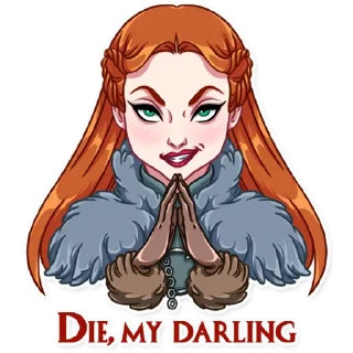 😈-Sansa Stark, Telegram Sticker