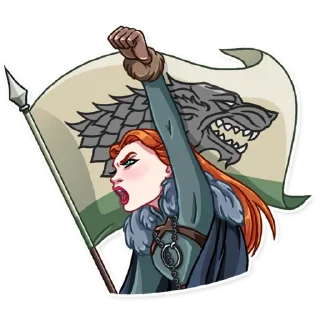 😠-Sansa Stark, Telegram Sticker