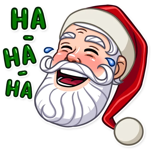 Santa Claus, telegram sticker