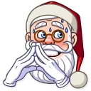 😅-Santa Claus, Telegram Sticker