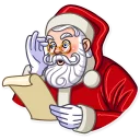 😳-Santa Claus, Telegram Sticker