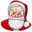 🤨-Santa Claus, Telegram Sticker