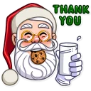 🤤-Santa Claus, Telegram Sticker