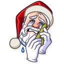 😫-Santa Claus, Telegram Sticker
