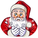 😘-Santa Claus, Telegram Sticker